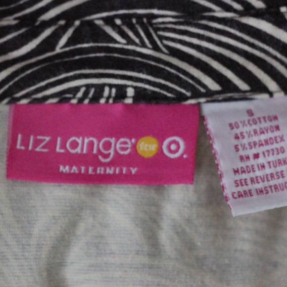 LIZ LANGE MATERNITY Brown and Beige Abstract Dress - Picture 8 of 8